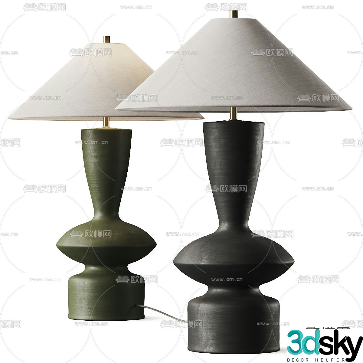 Danny Kaplan desk lamp 3d model