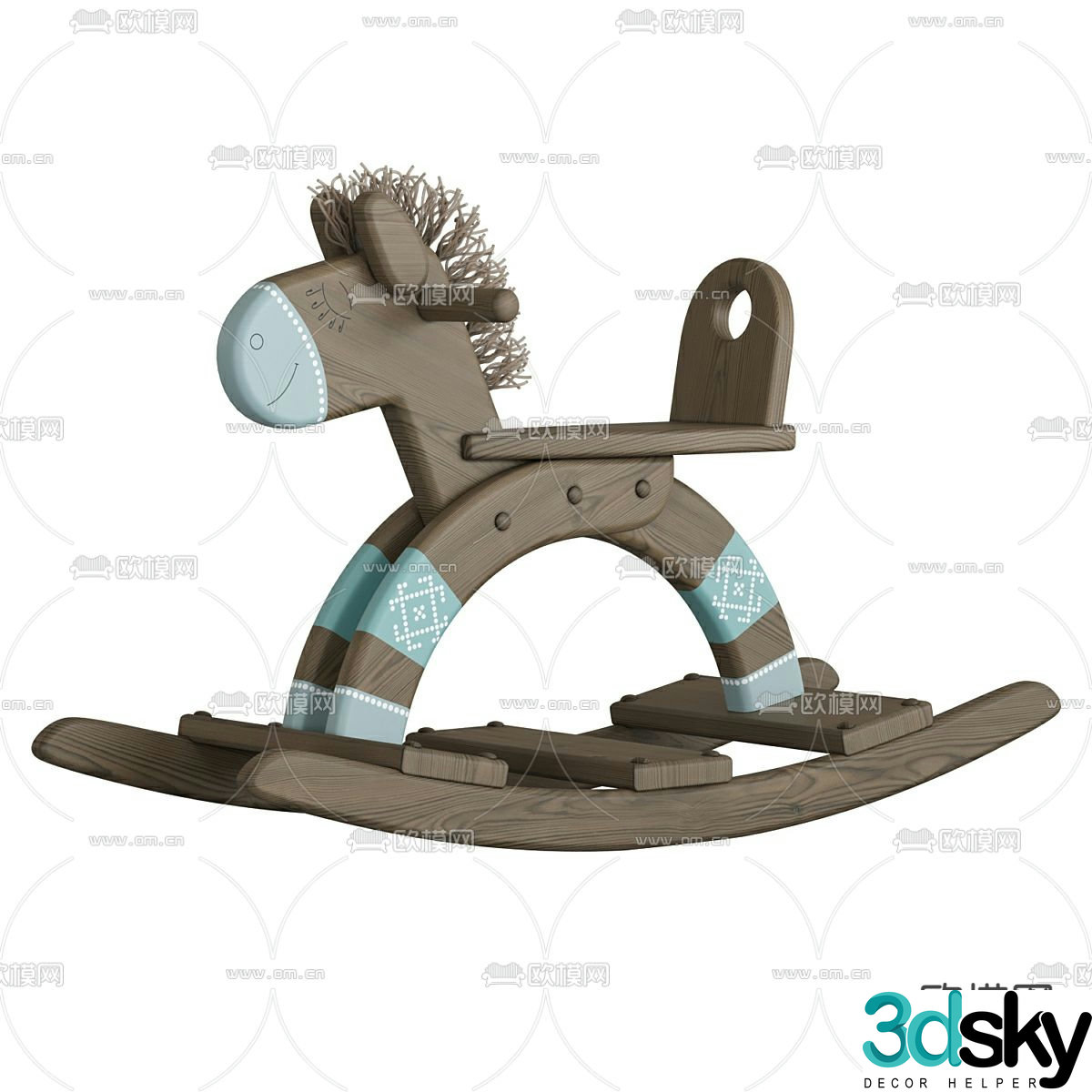 Rocking horse children’s rocking horse 3d model