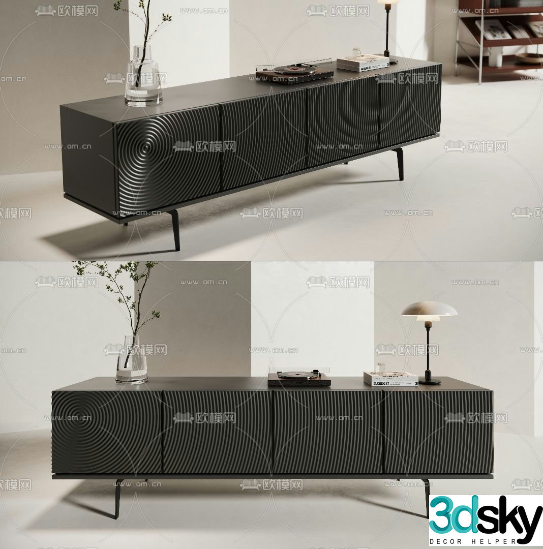 Modern TV cabinet 3d model