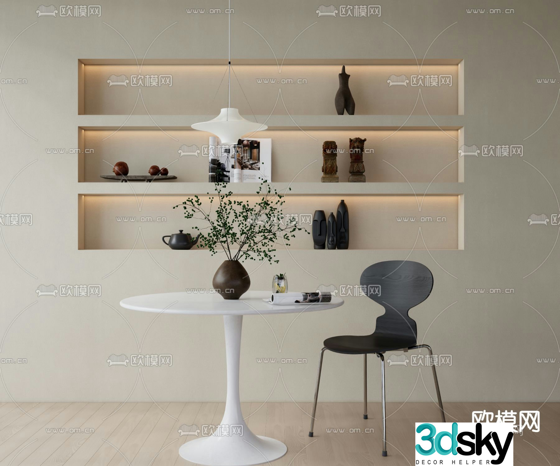 Leisure tables and chairs Negotiation tables and chairs 3d model