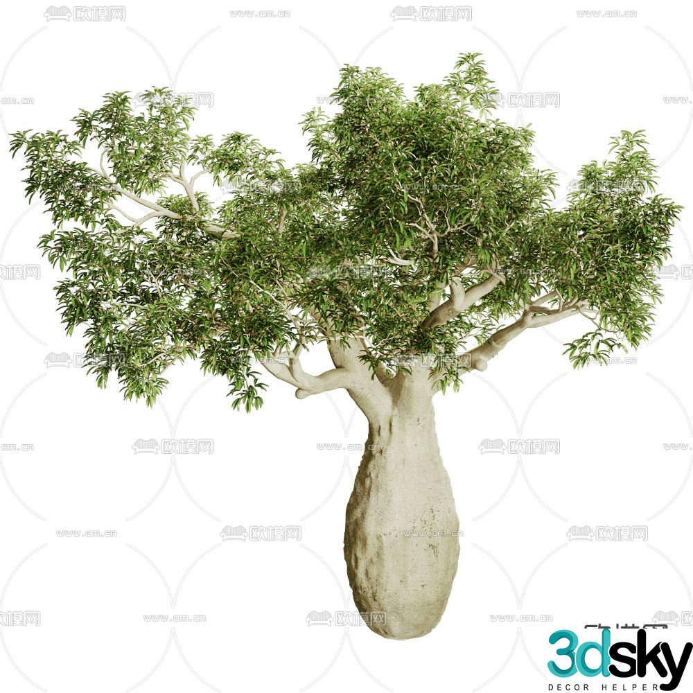 Landscape tree small tree tree 3d model