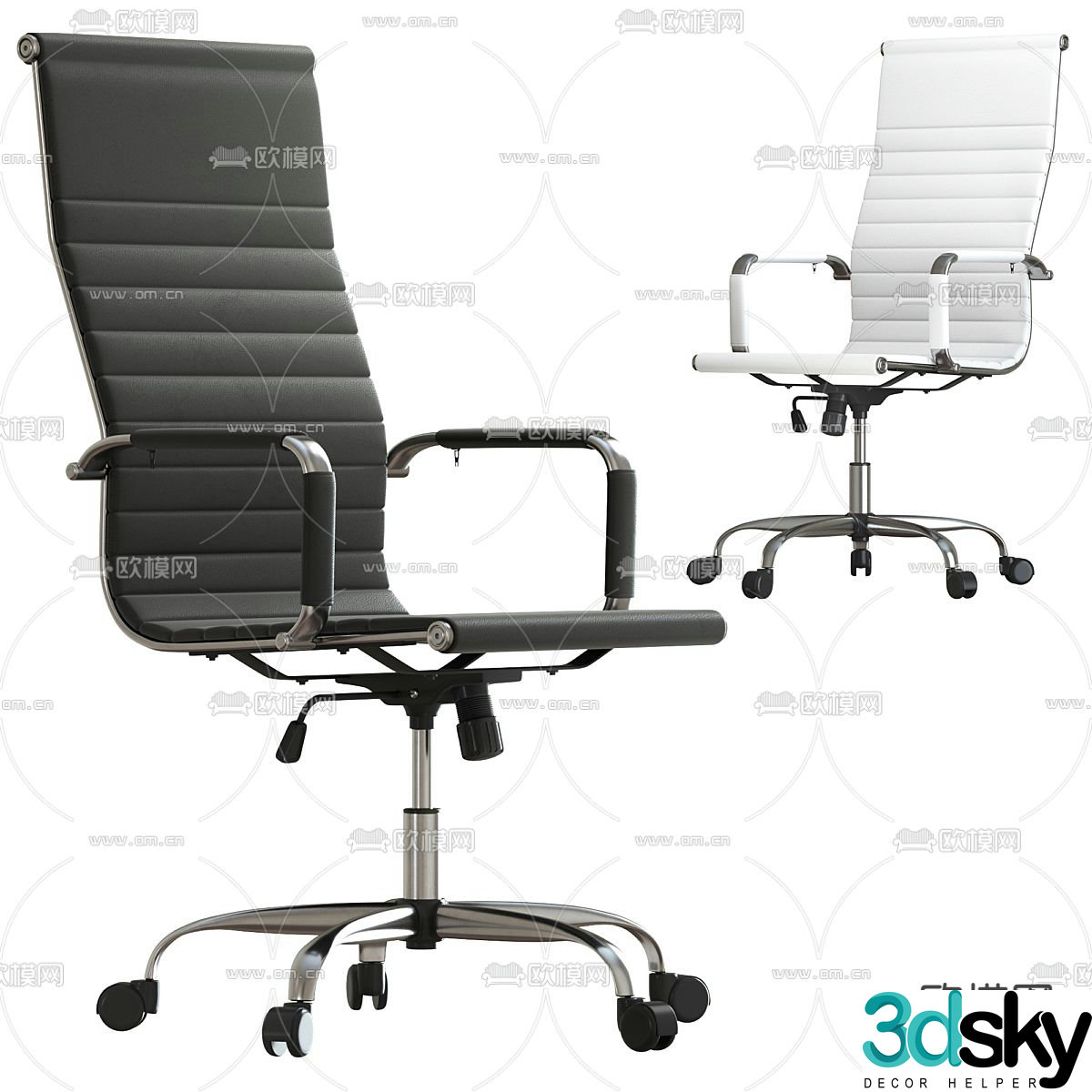 Office chair executive chair boss chair 3d model