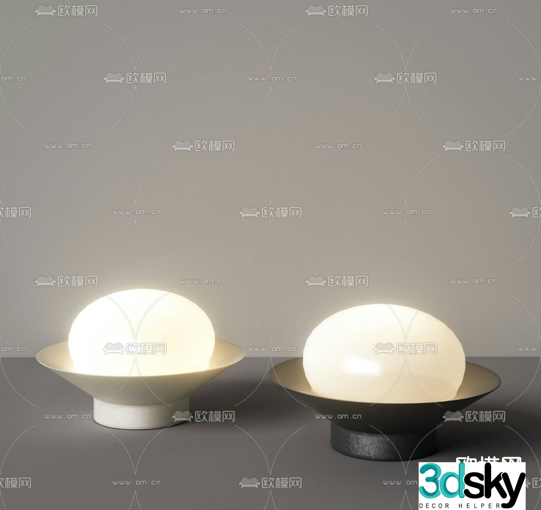 OliveLab modern desk lamp 3d model