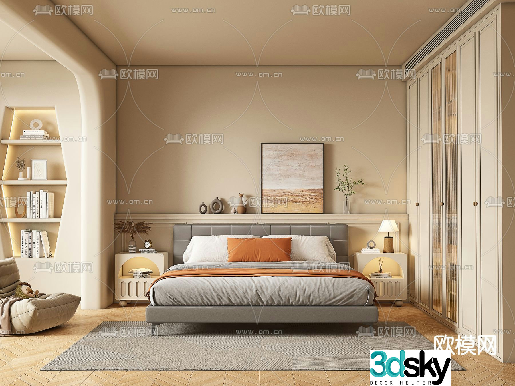 Wasabi bedroom master bedroom master room 3d model
