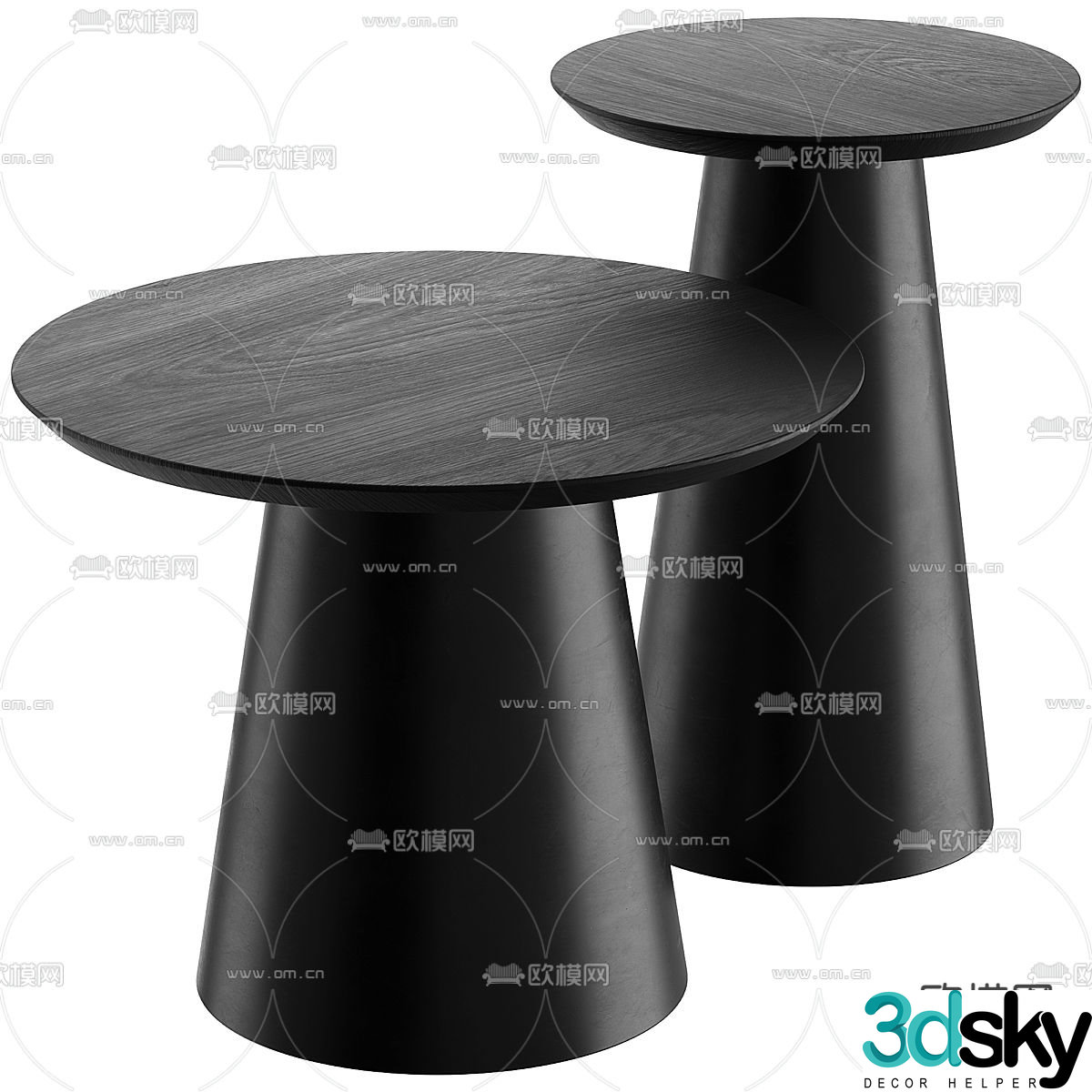 JAZZ round table table table 3D model