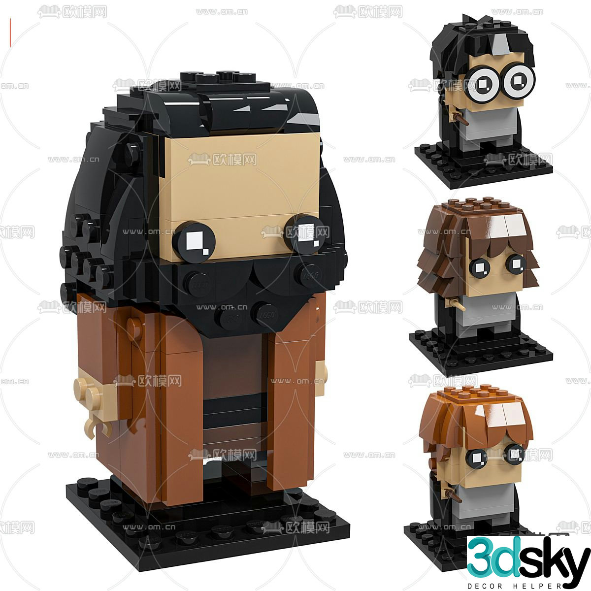 Lego toys building block toys 3d model