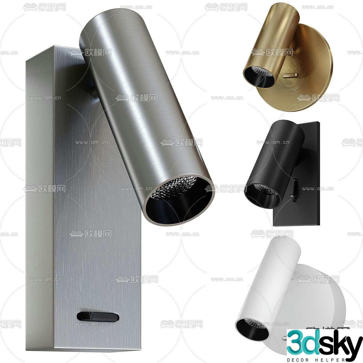 centrsvet reading lamp wall lamp 3d model