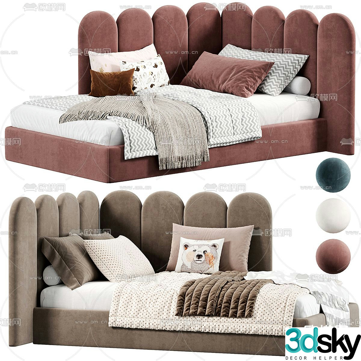 Livemaster children’s bed sofa bed 3d model