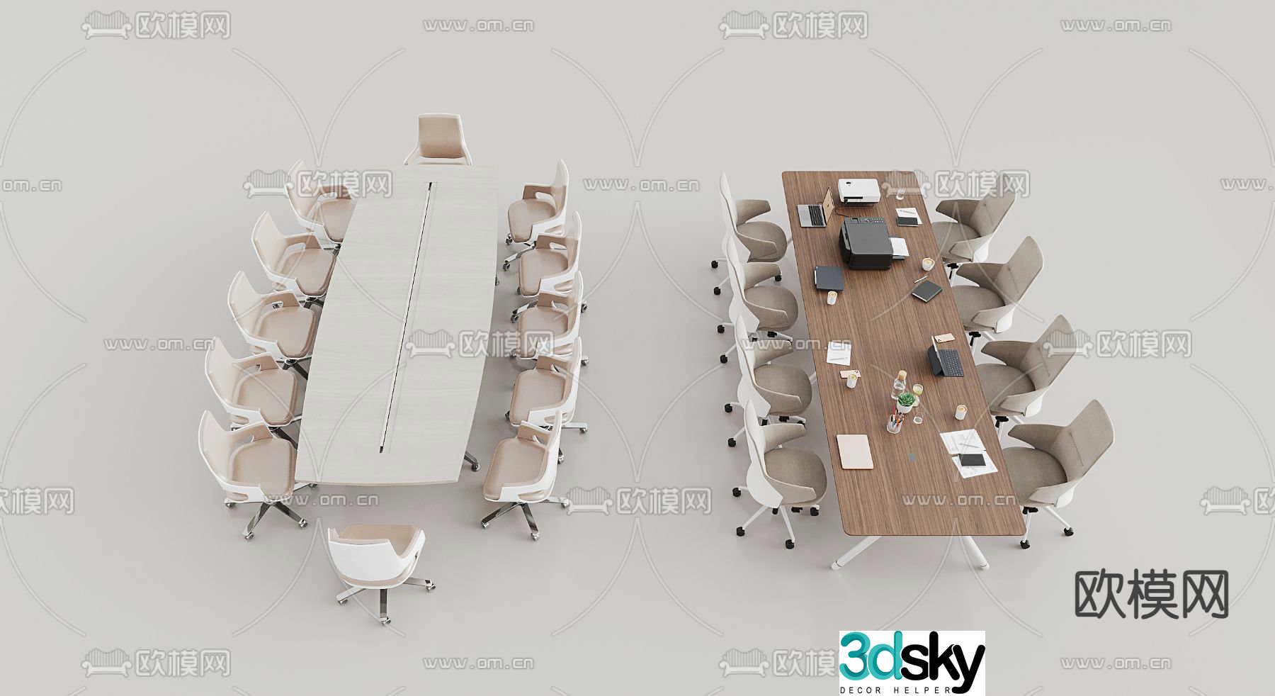 conference table conference table 3d model