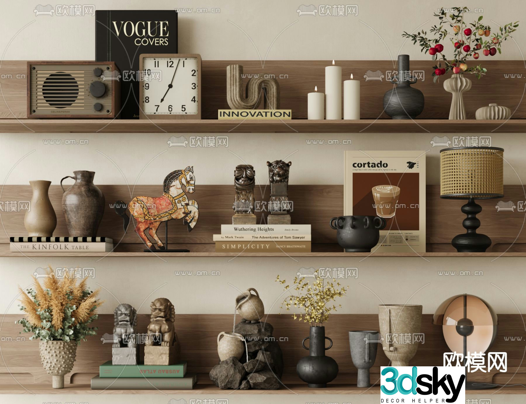 Middle-aged ornaments ornaments vase sculpture 3d model