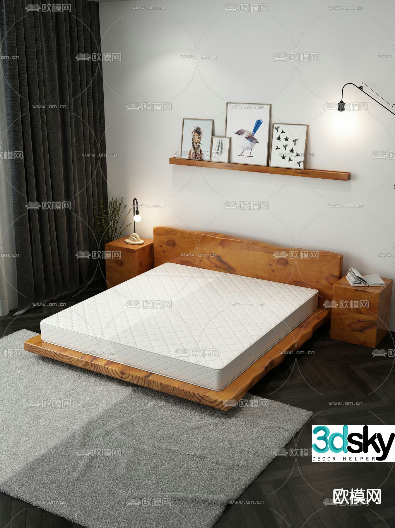 Nordic mattress 3d model