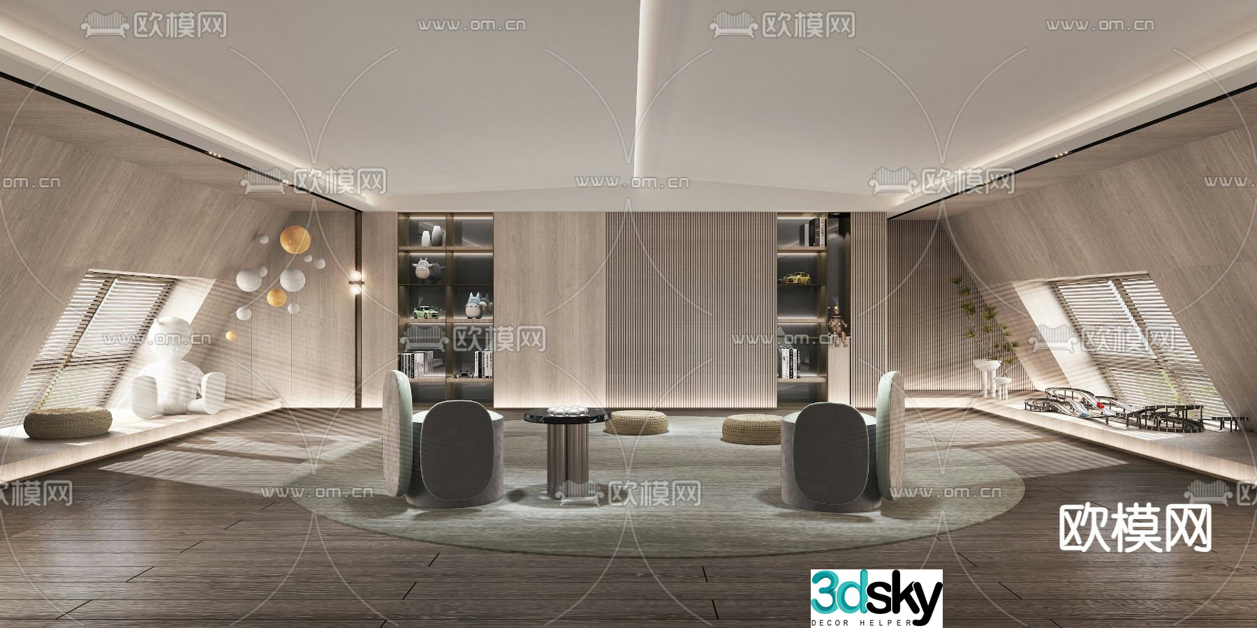 Loft lounge 3d model