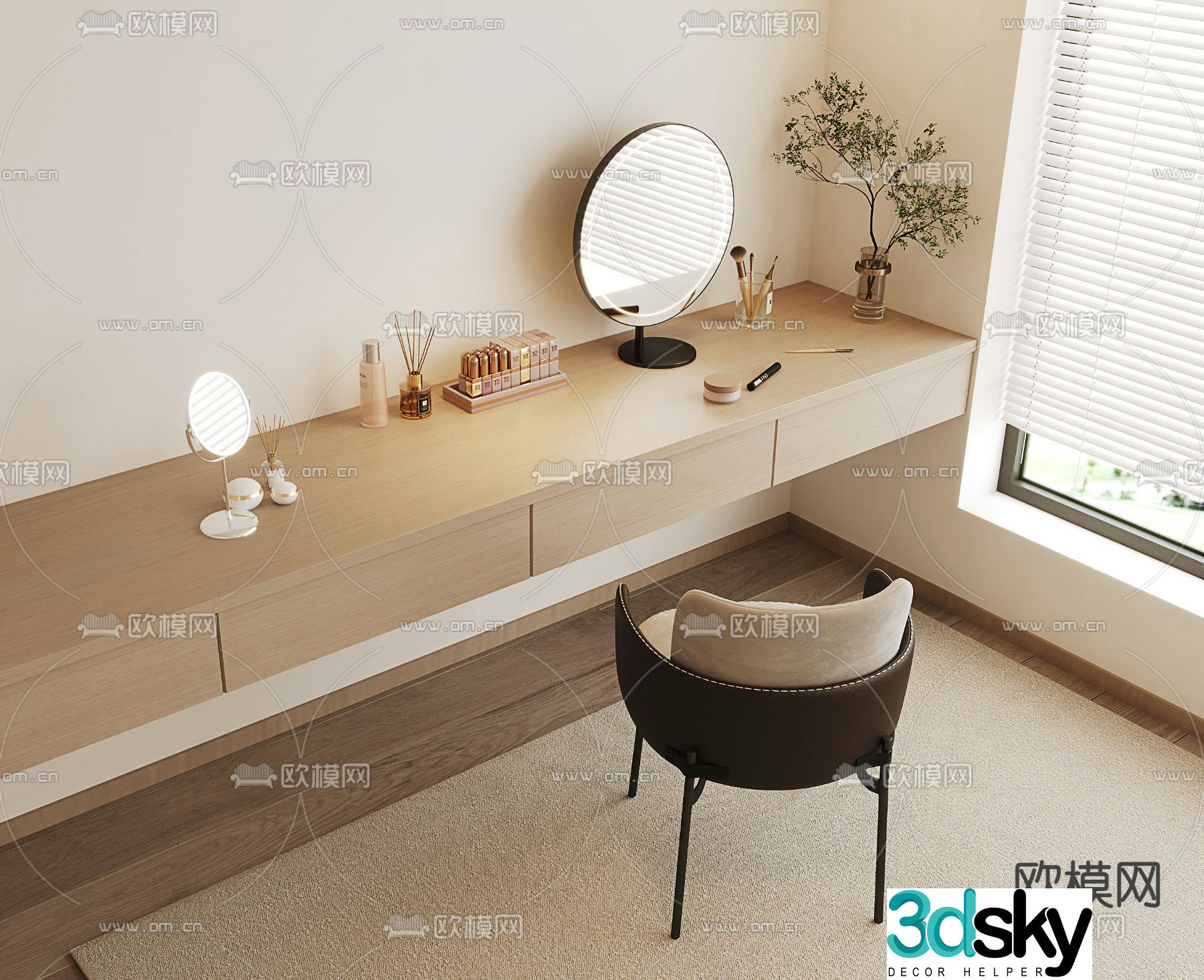 Dressing table dressing table 3d model