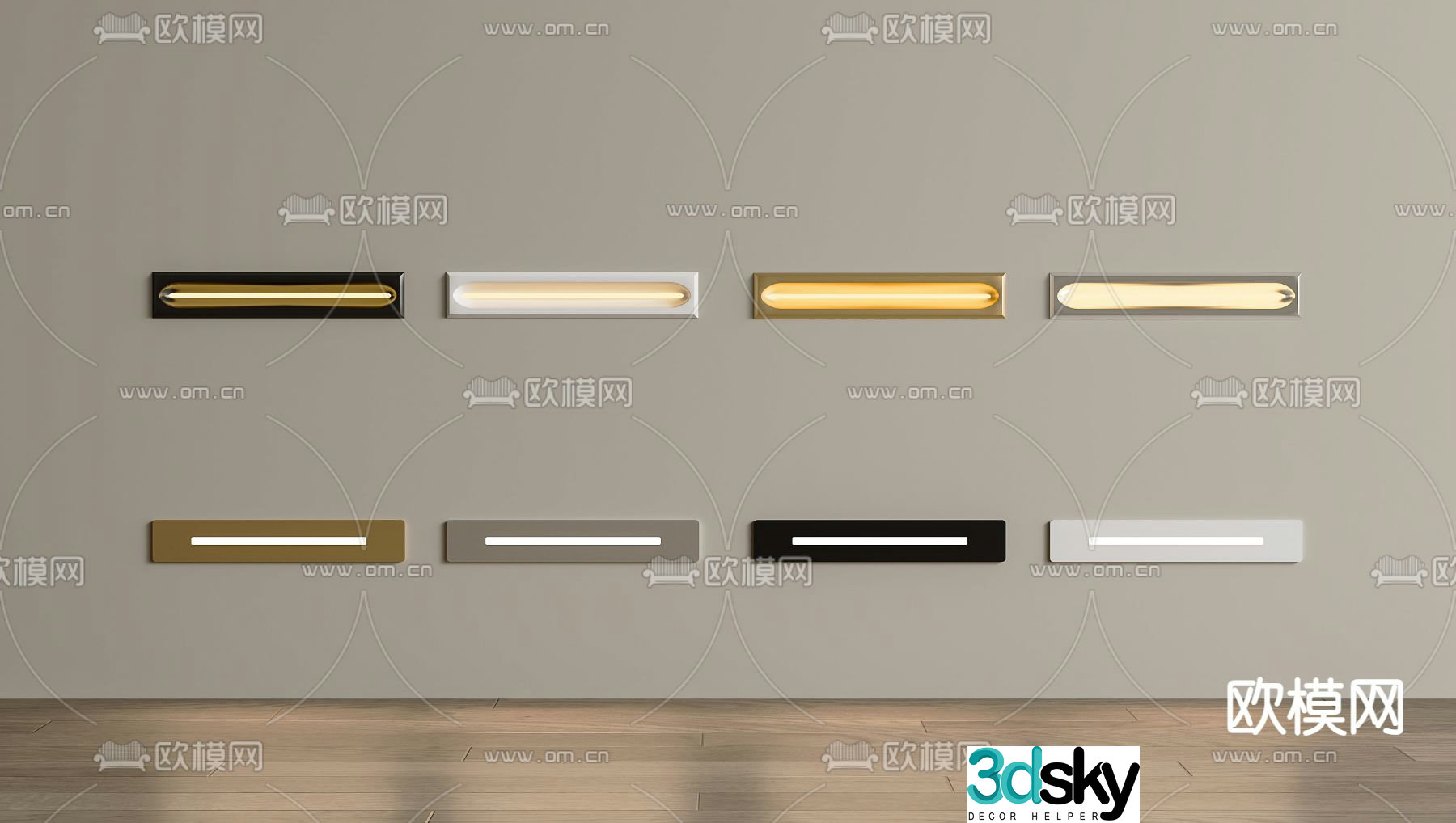 Stair sensing lights stepping lights stepping lights 3D model