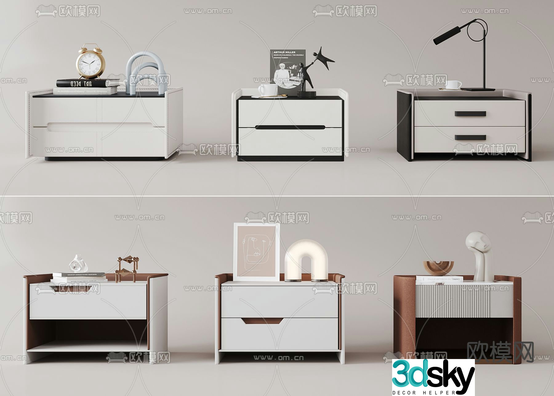 bedside table 3d model