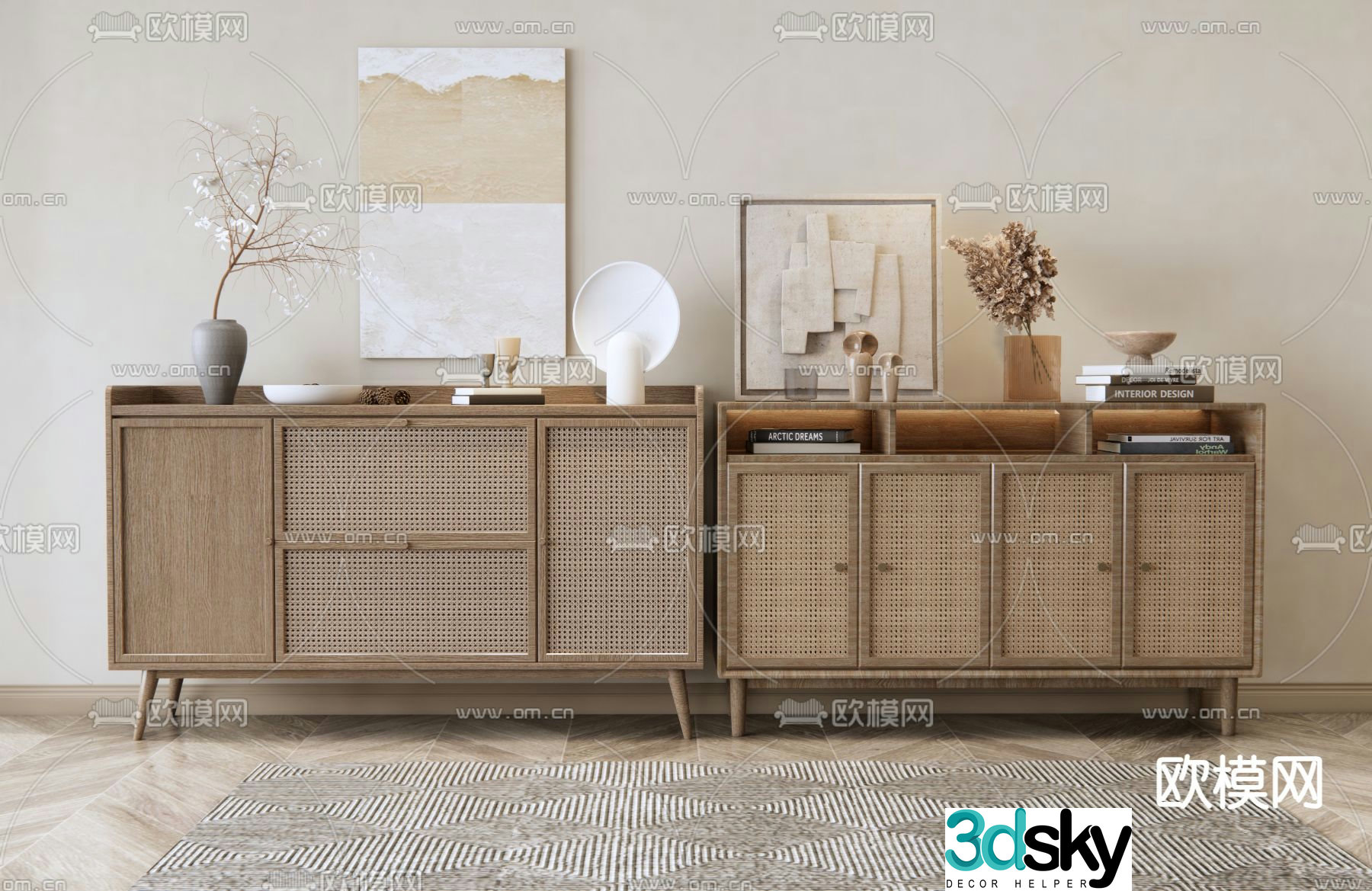 Wasabi sideboard 3D model