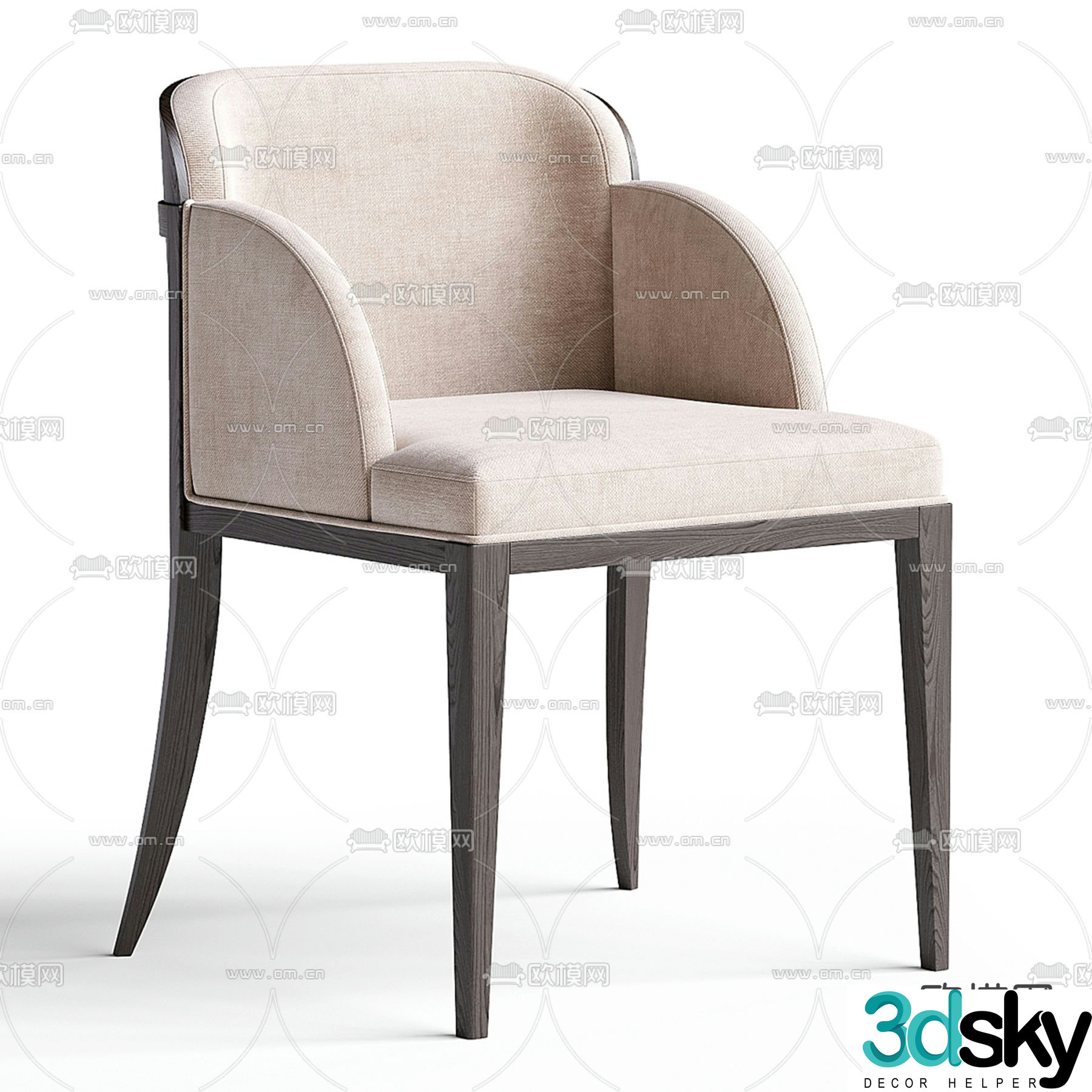 chair dining chair 3d model