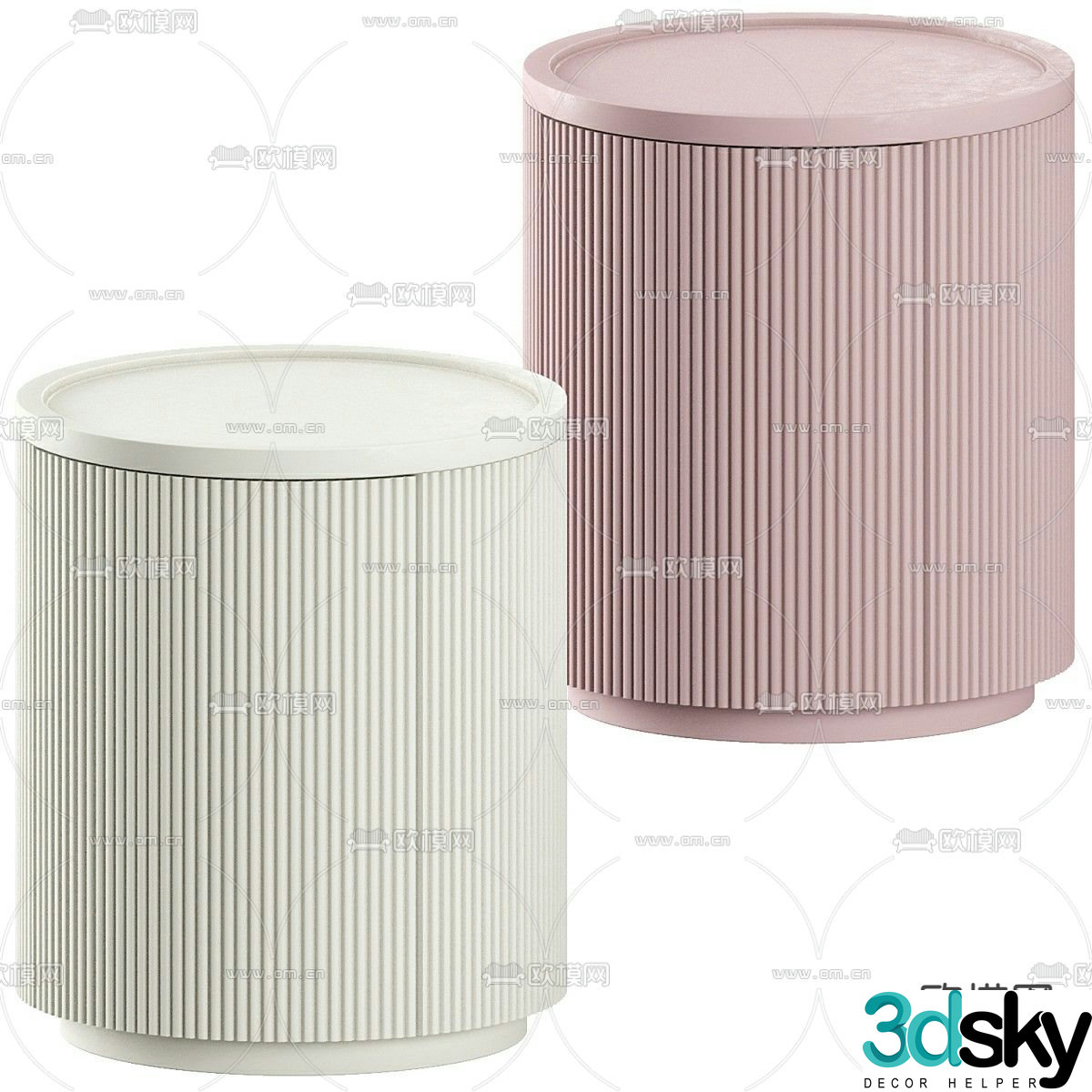 bedside table 3d model