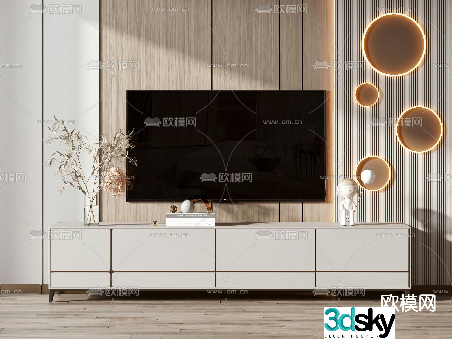 Modern TV cabinet 3d model