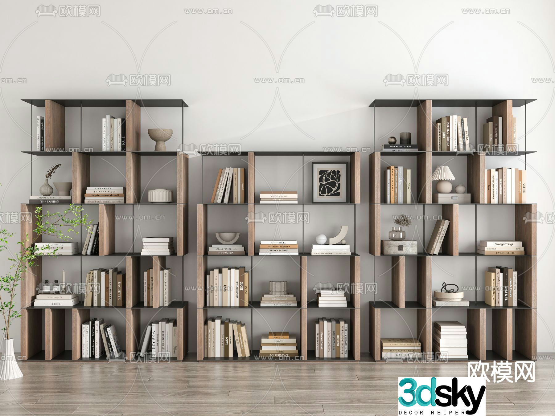 Iron storage rack display rack display rack 3d model