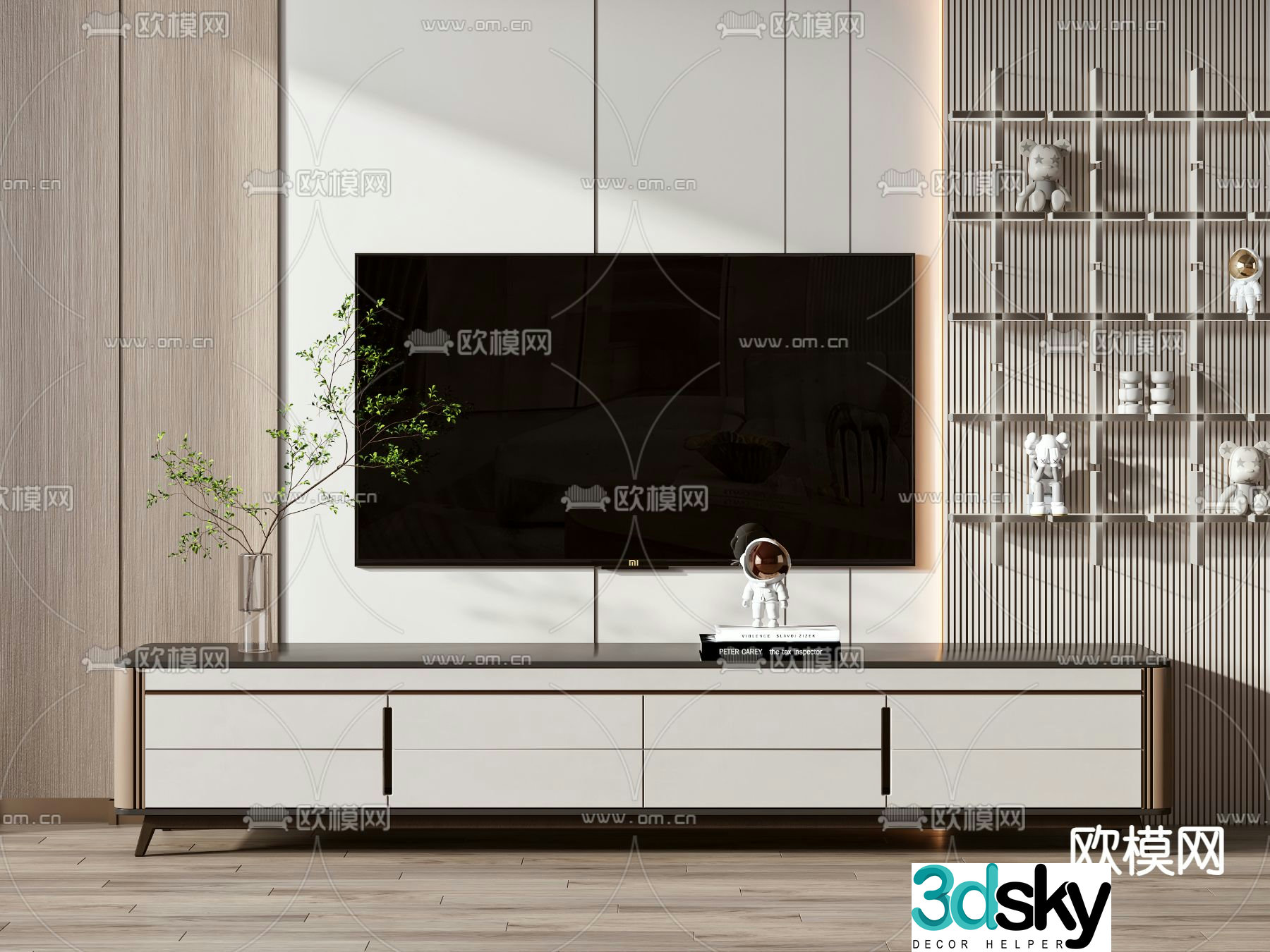 Modern TV cabinet 3d model