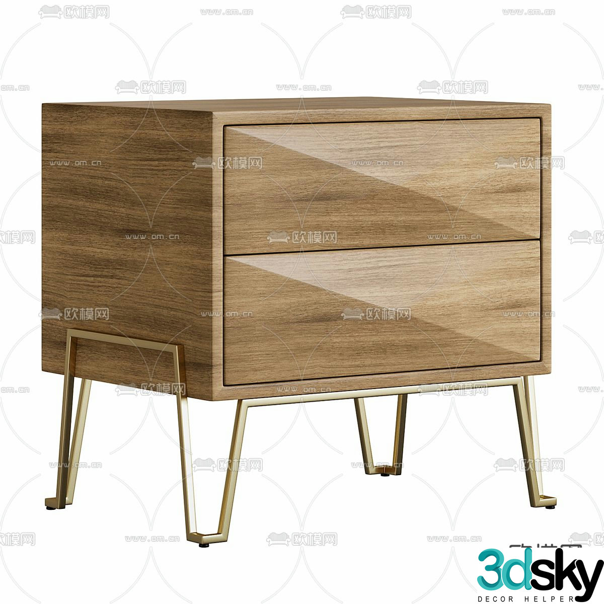 bedside table 3d model