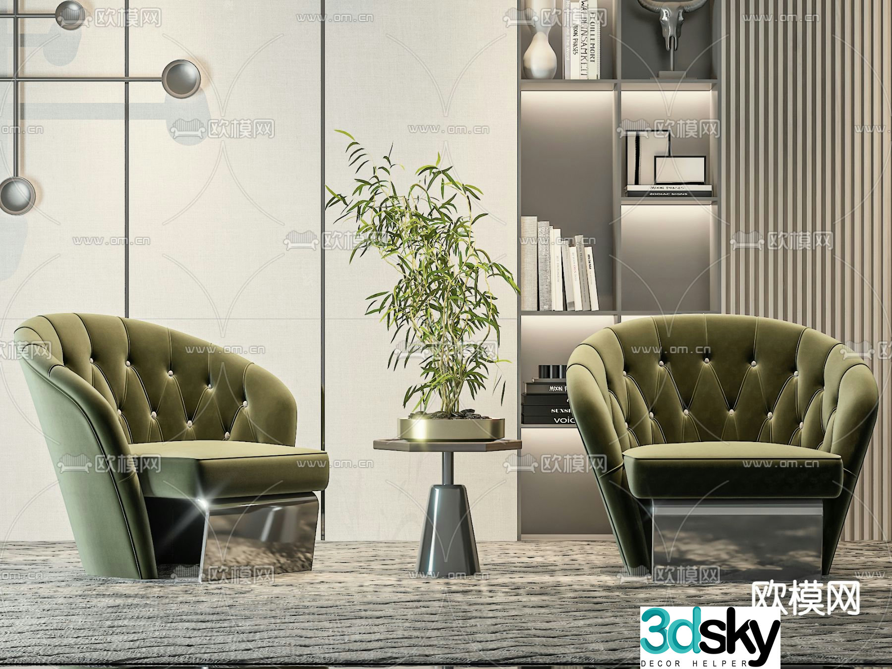 Sofa chair leisure chair 3d model