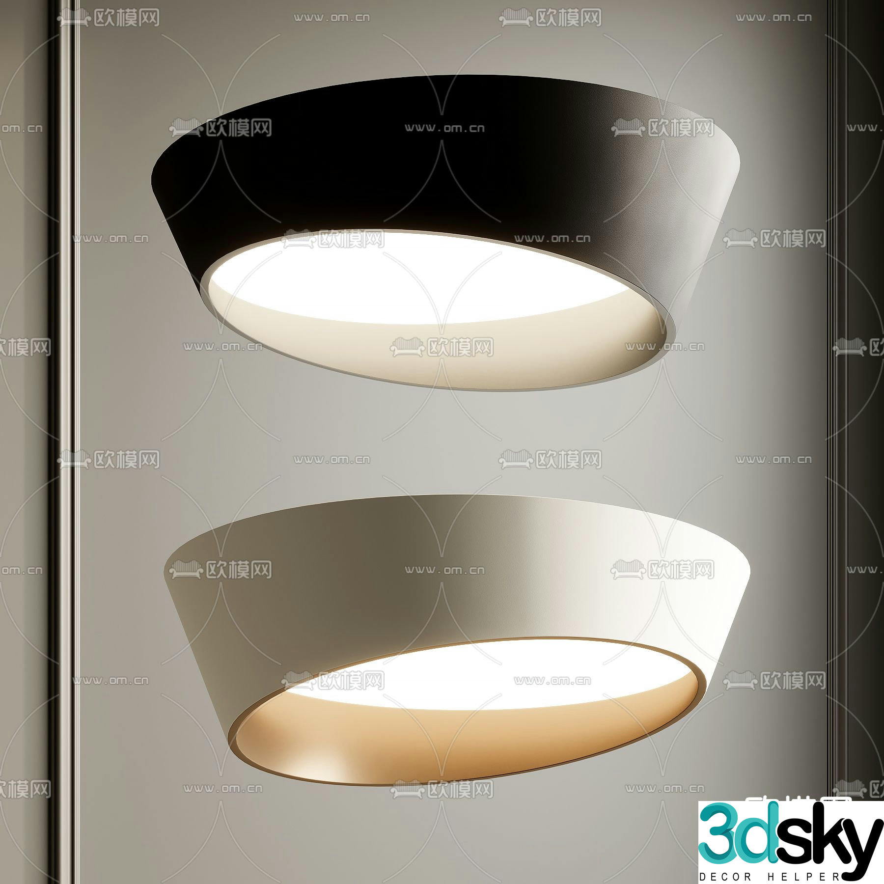 Ceiling lamp bedroom lamp 3d model