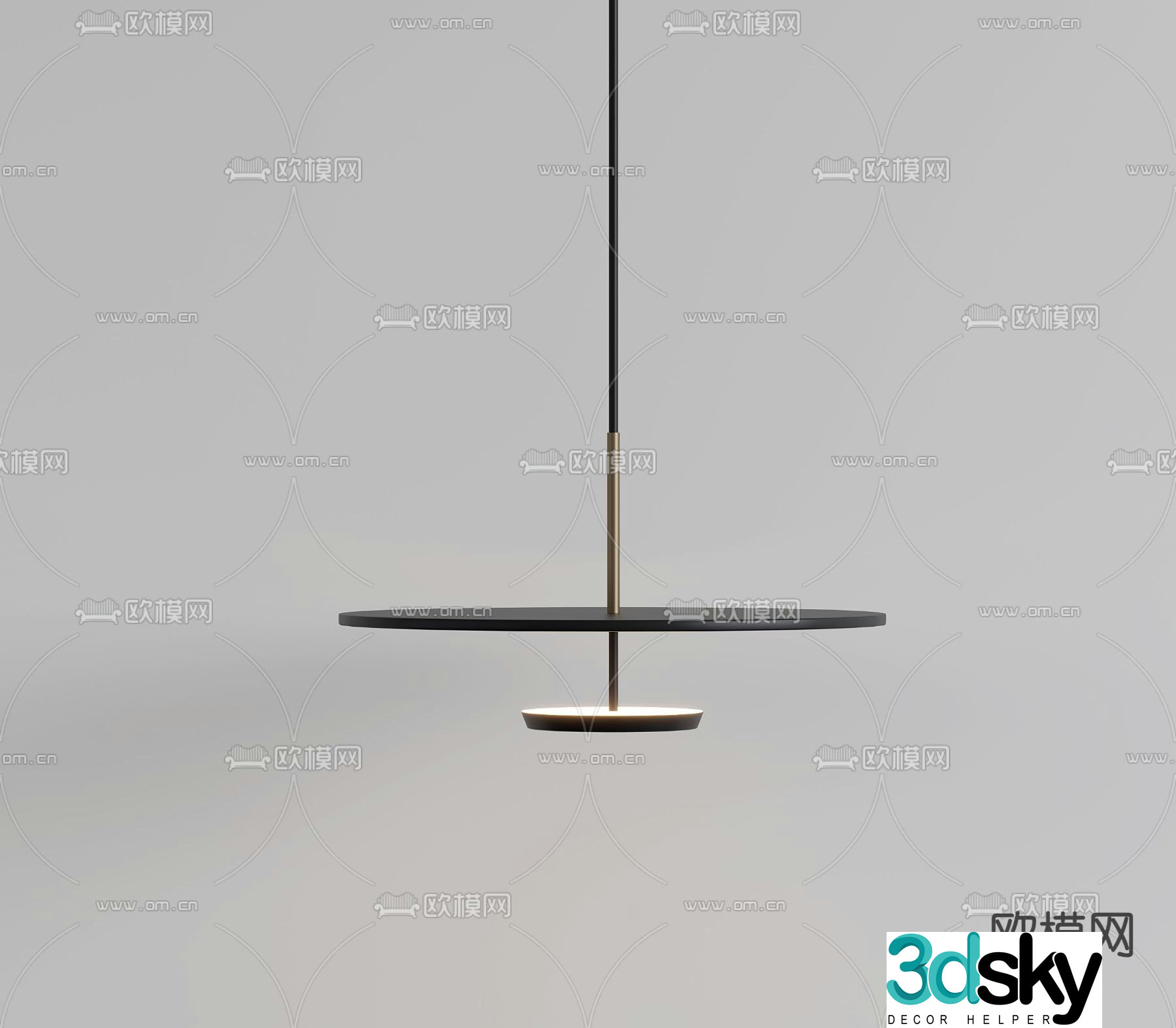 Creative Chandelier Restaurant Chandelier 3d Model