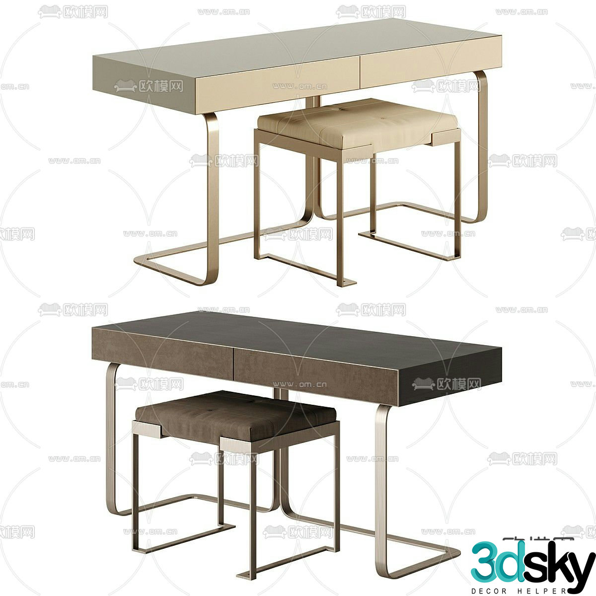 Dressing table 3d model