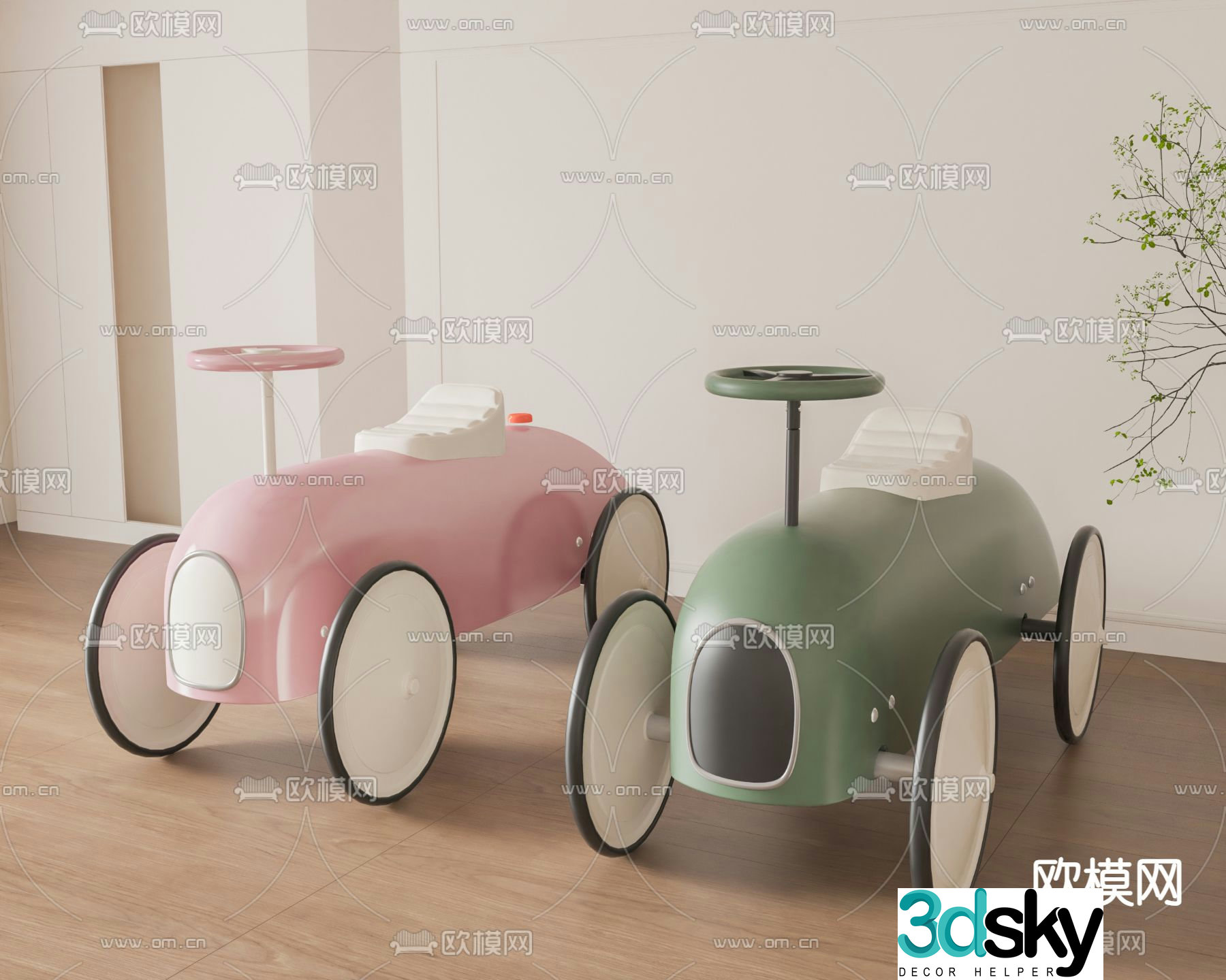 Children’s car toy car cartoon car 3d model
