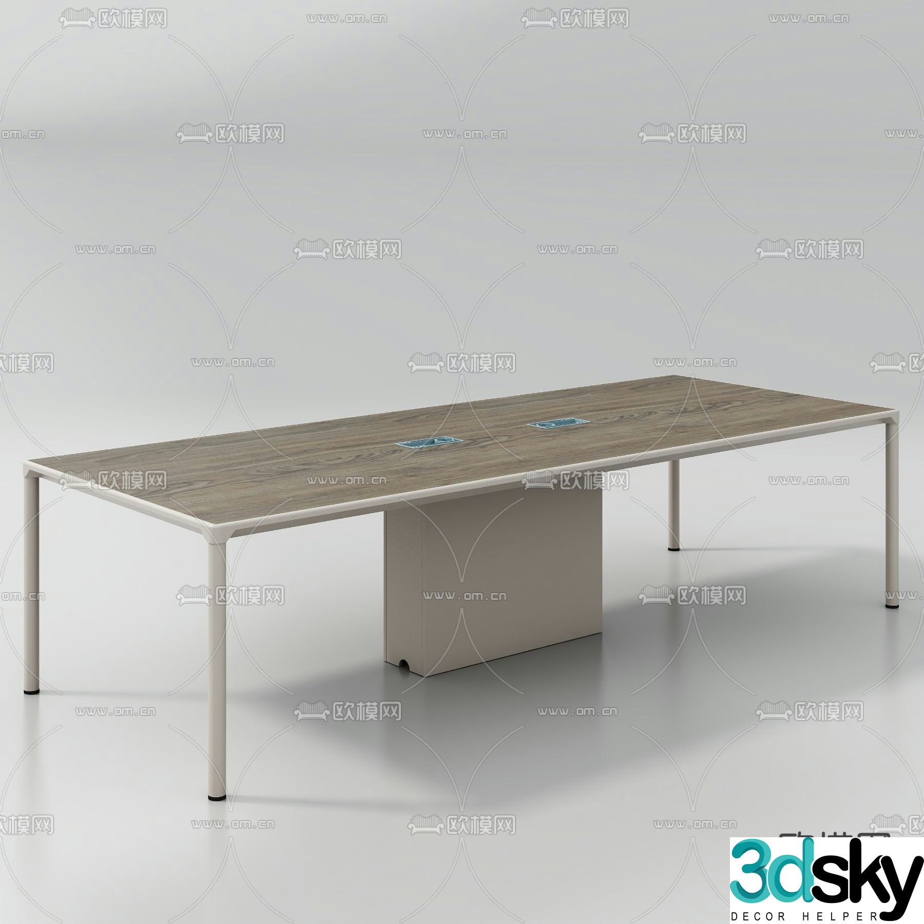 conference table conference table office desk 3d model