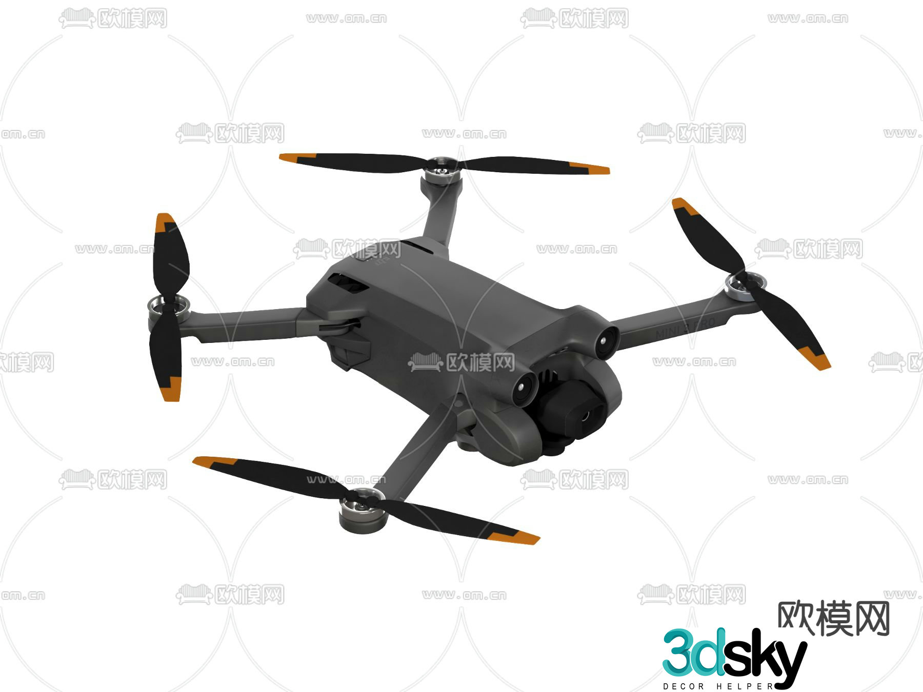 drone aircraft 3d model