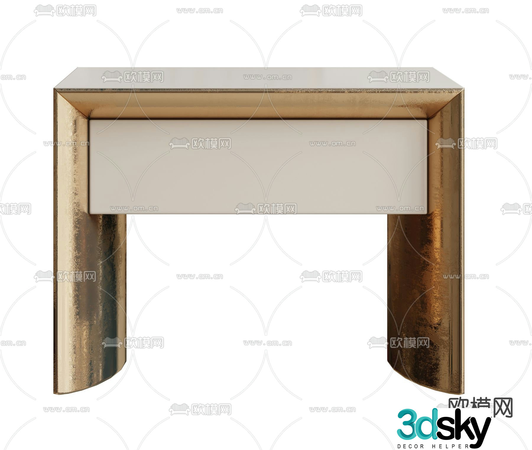 Modrest Tokyo bedside table 3d model