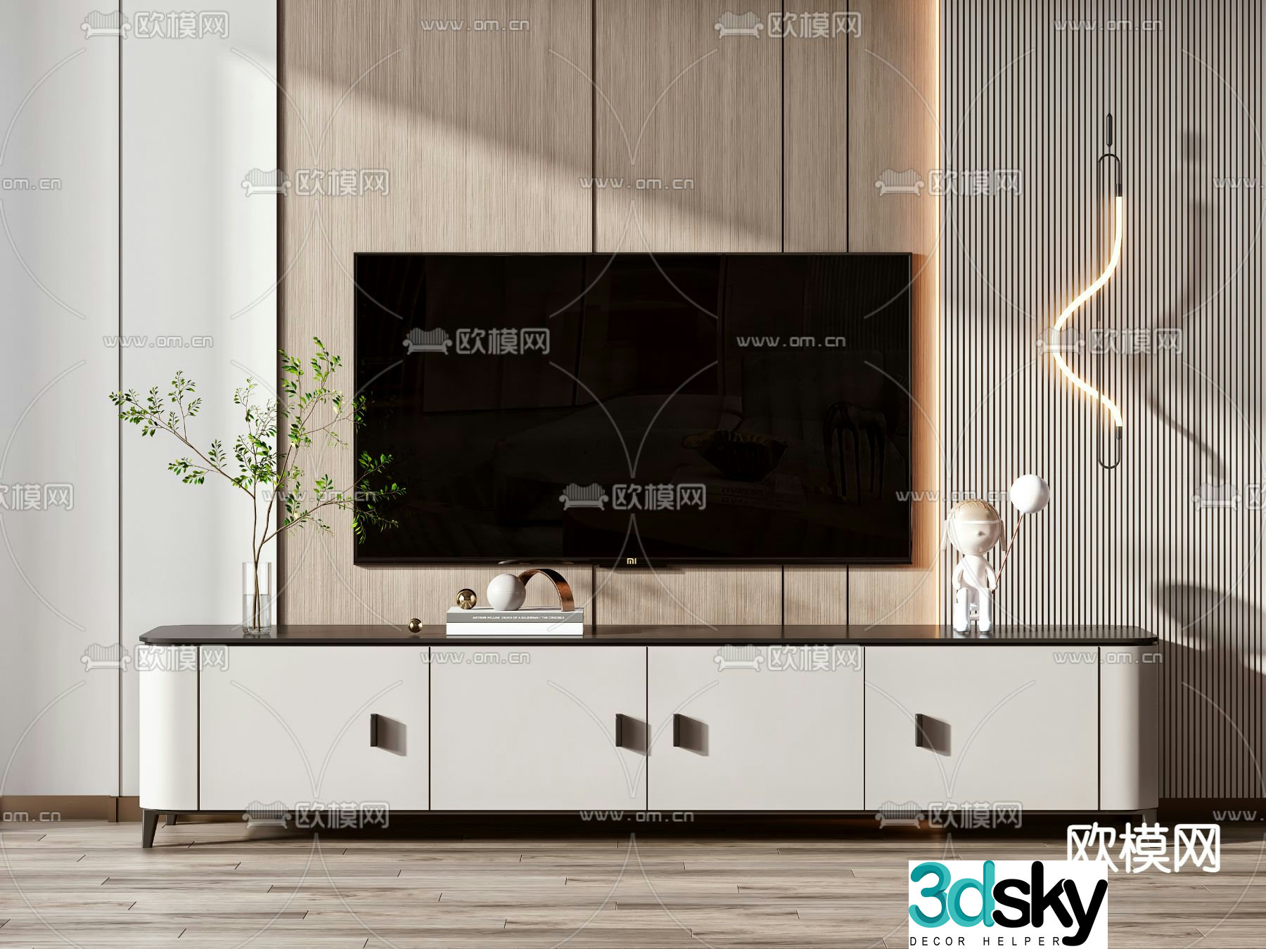 Modern TV cabinet 3d model
