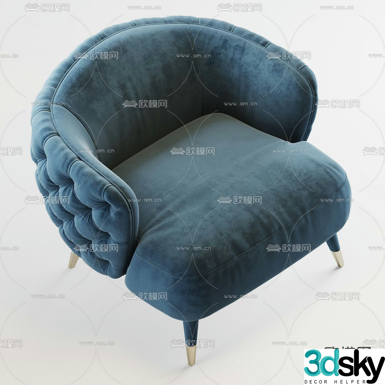 Sofa chair leisure chair 3d model