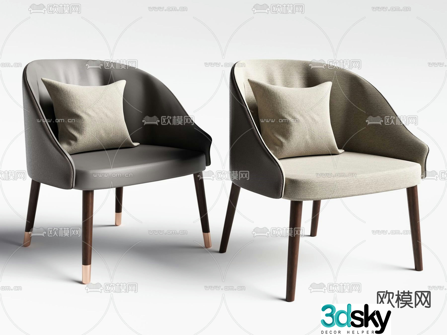 chair dining chair 3d model