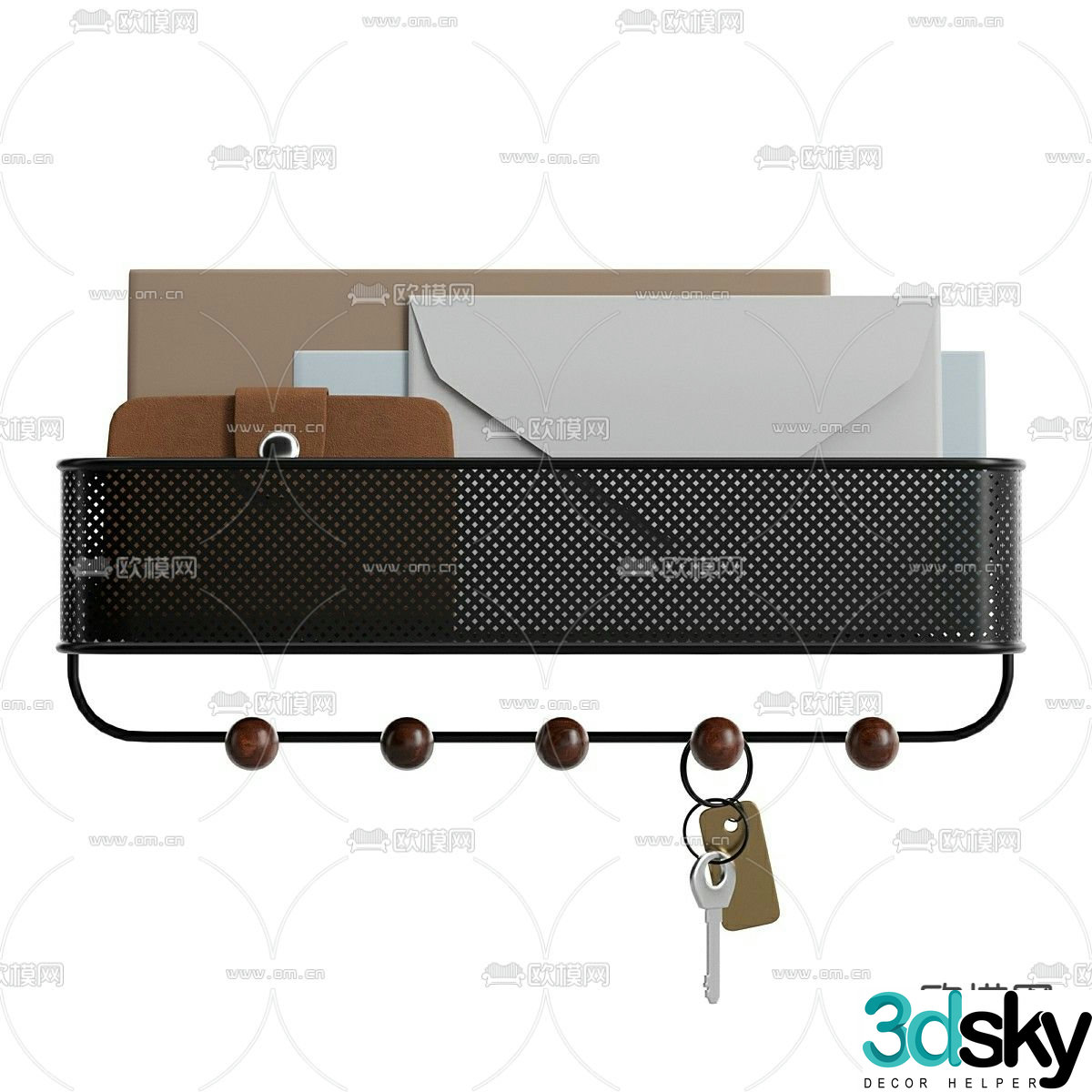 File frame file rack 3d model
