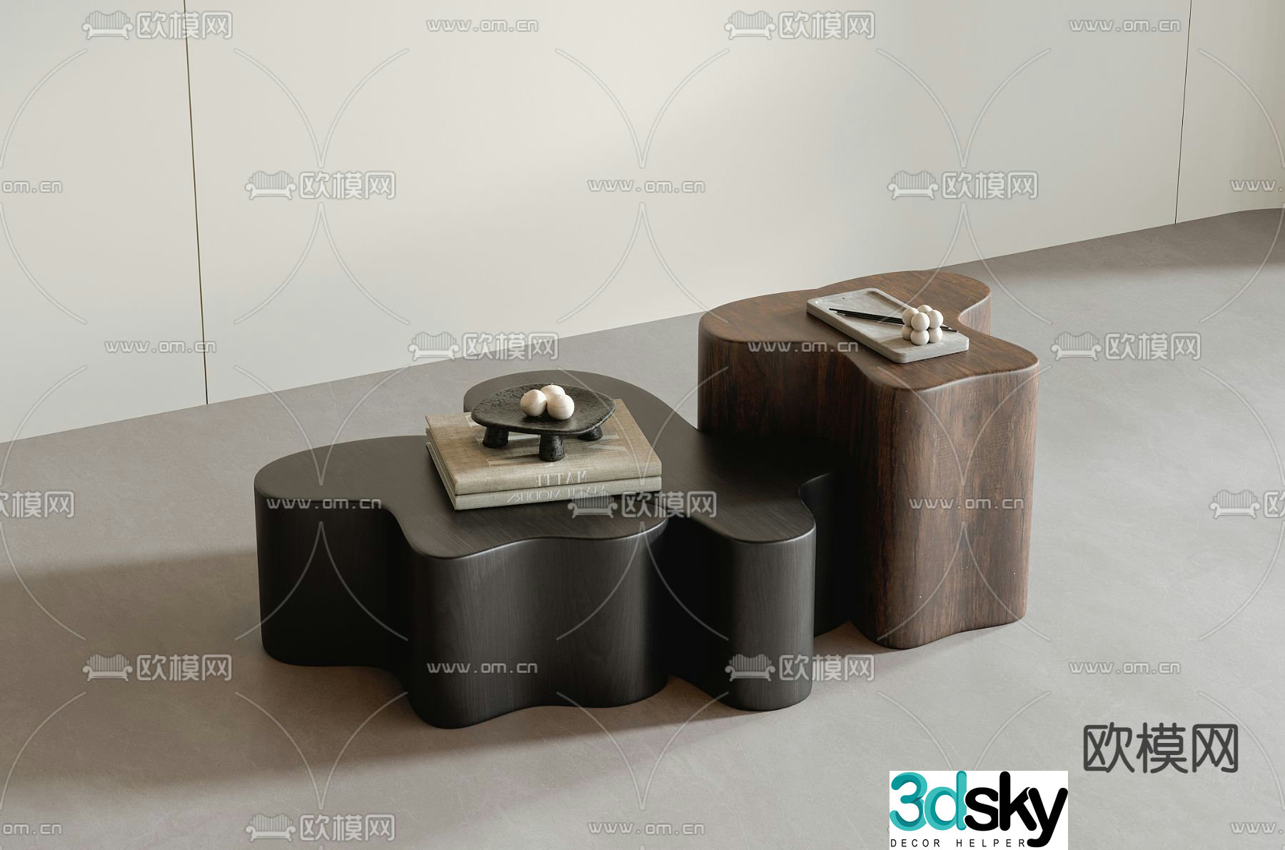 3D model of mother-in-law coffee table