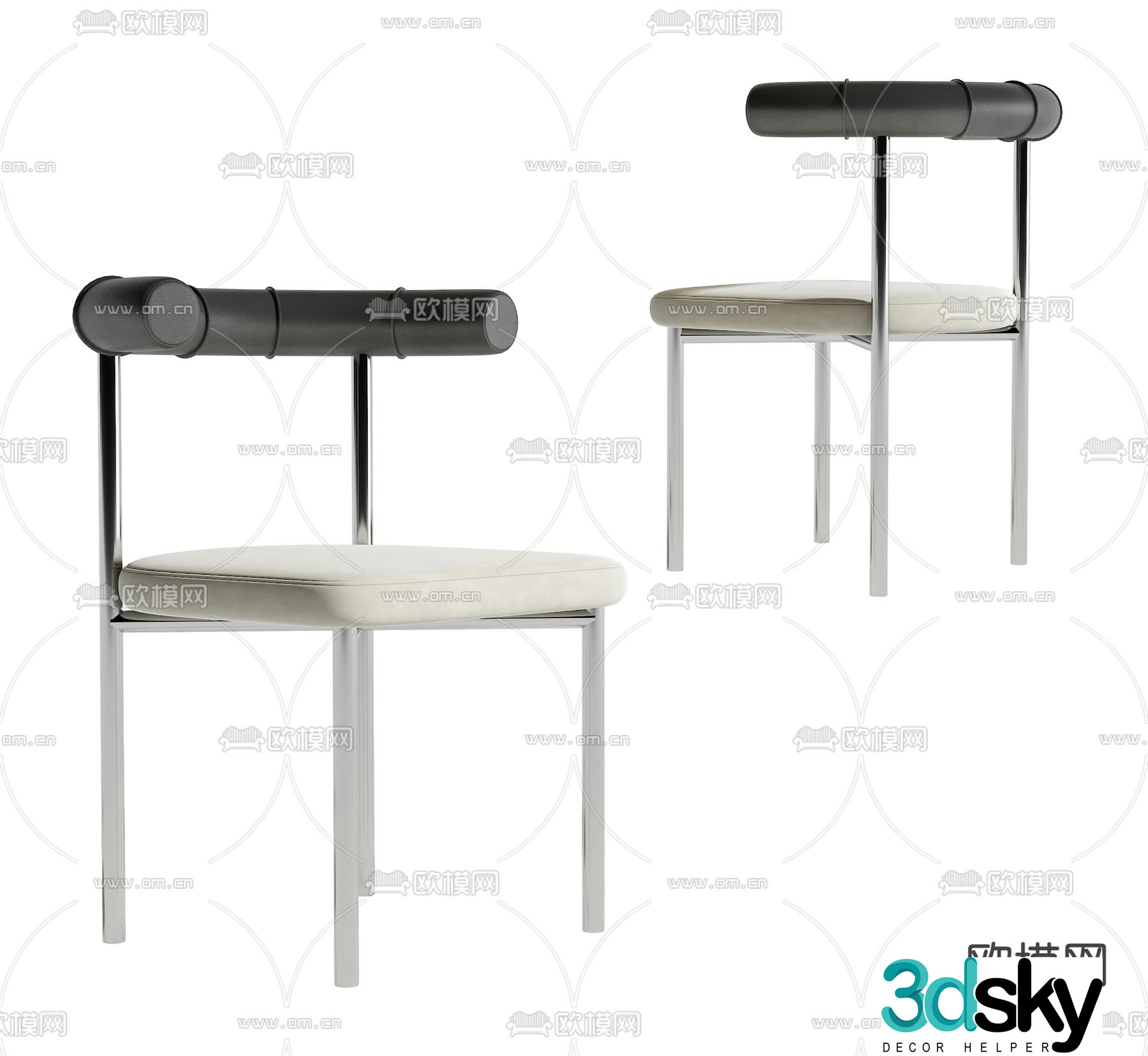 chair dining chair 3d model