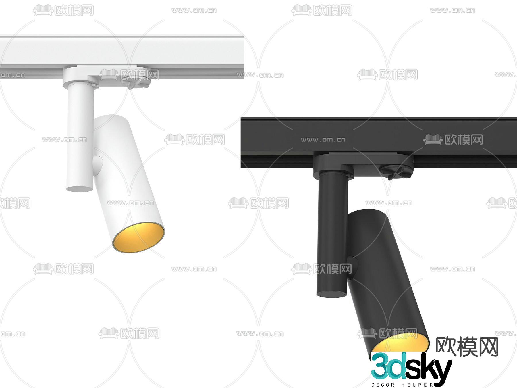Spotlight Downlight Bold Downlight Track Light 3D Model