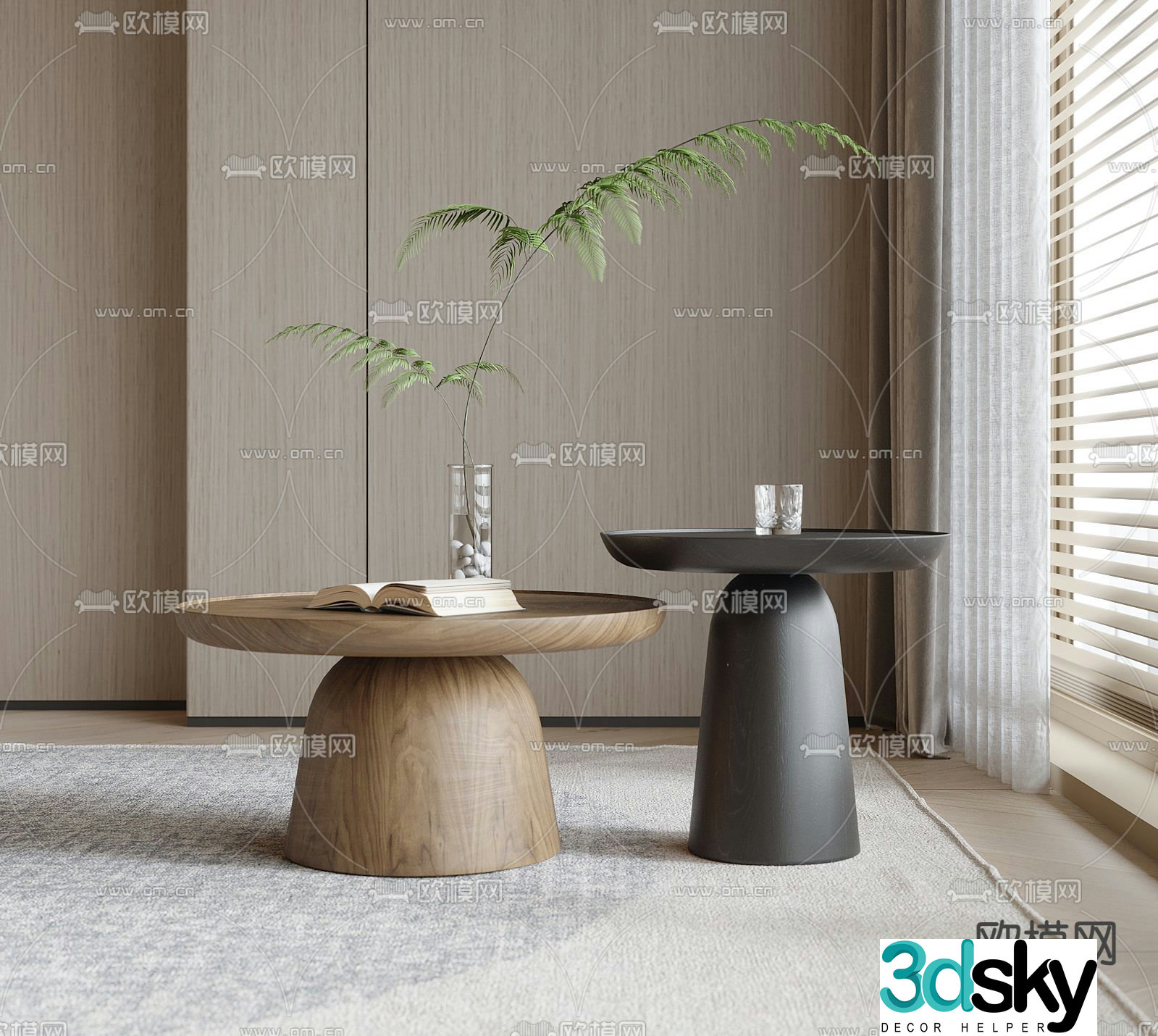 3D model of mother-in-law coffee table