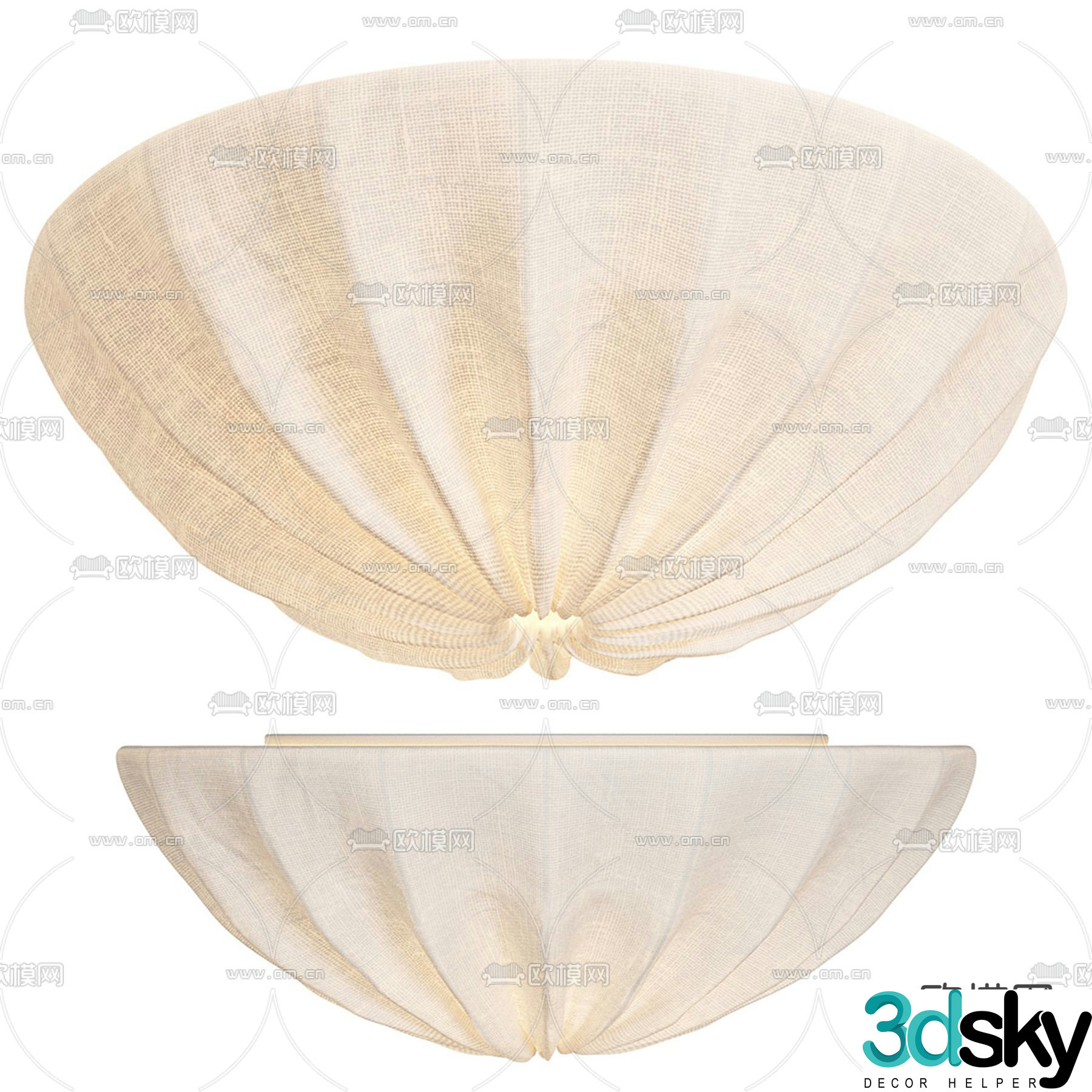 REGNSKUR IKEA Ceiling Light 3D Model
