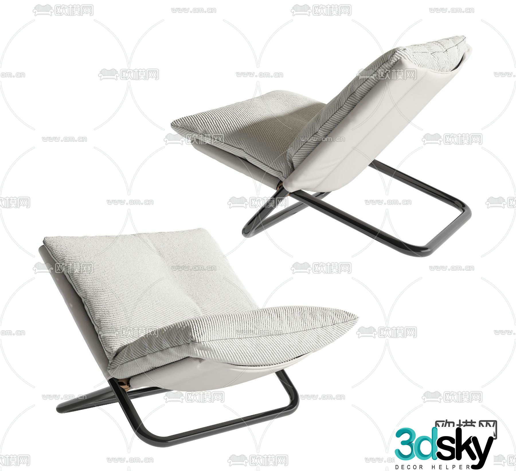 Sofa chair leisure chair 3d model