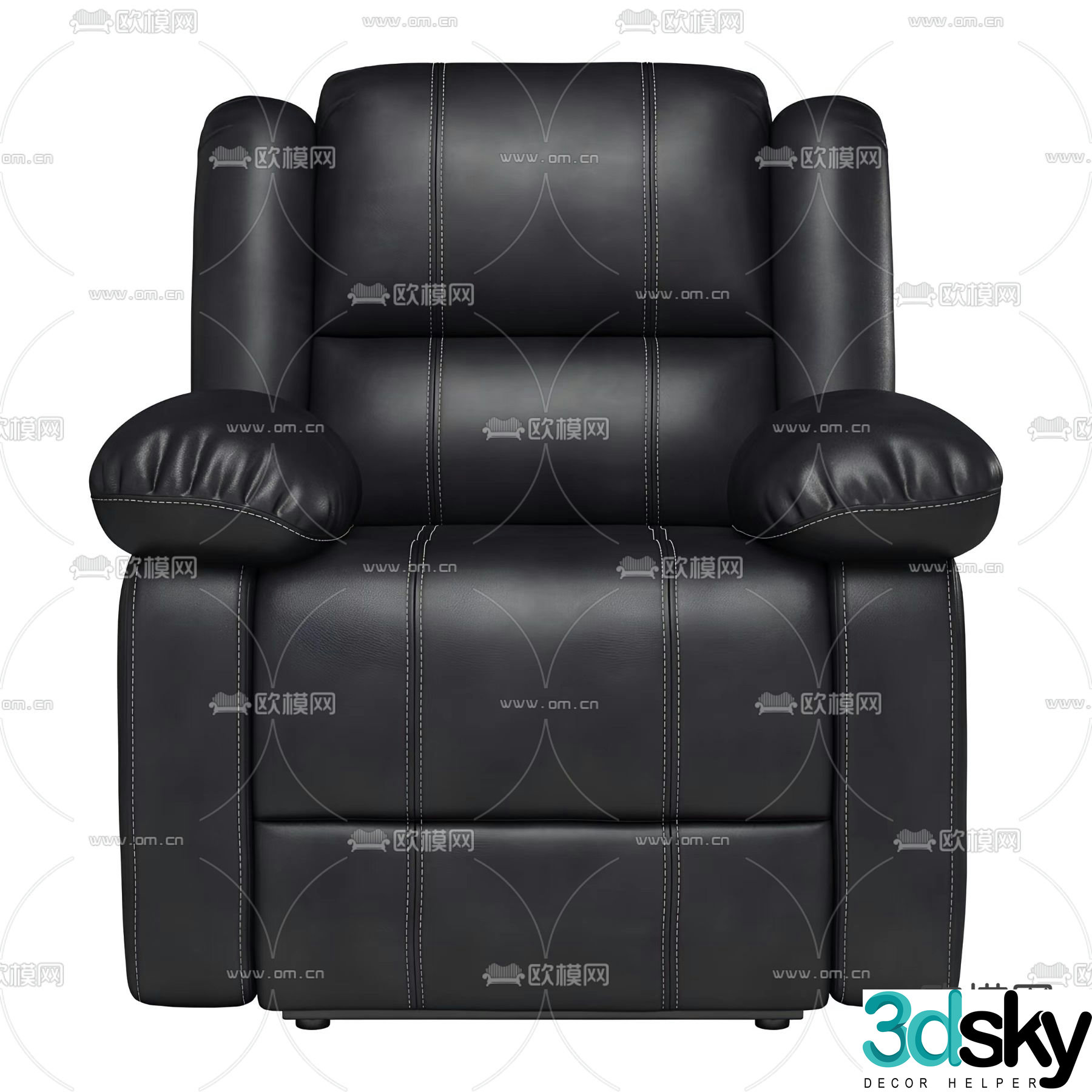 Massage sofa multifunctional sofa 3d model