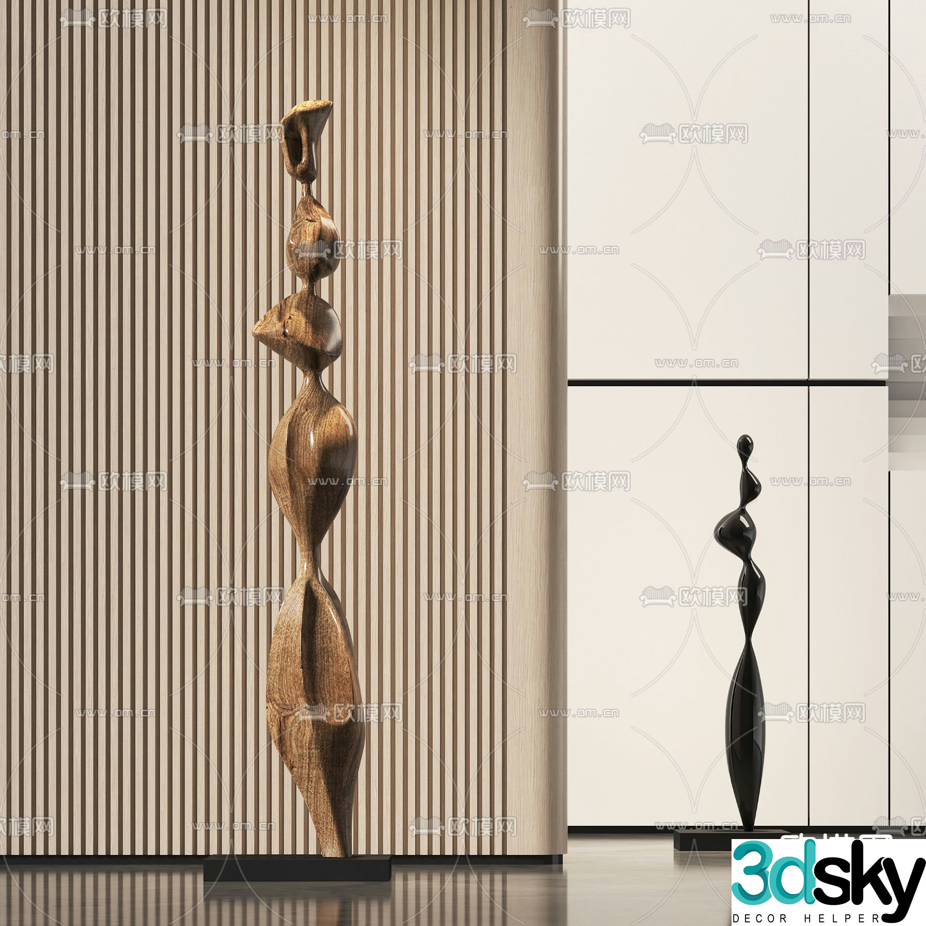 Abstract sculpture Art ornament 3d model