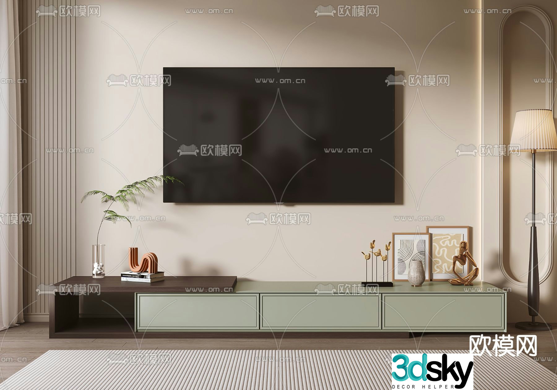 TV cabinet 3d model