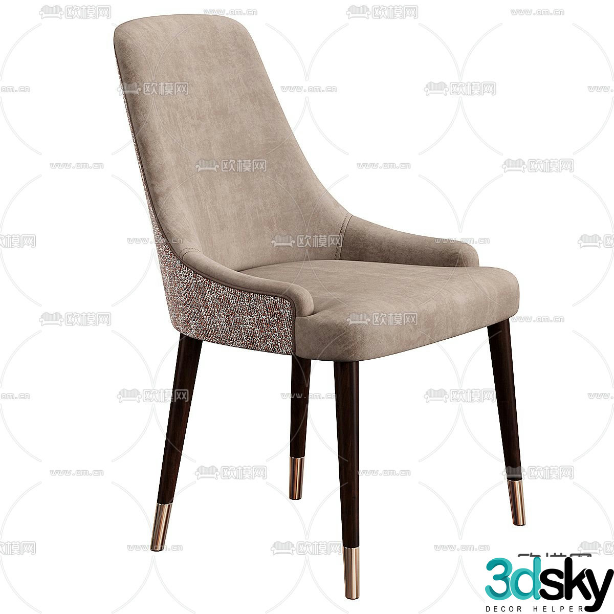 COLE chair leisure chair armchair 3d model