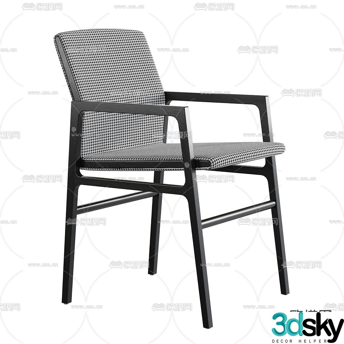 chair dining chair 3d model