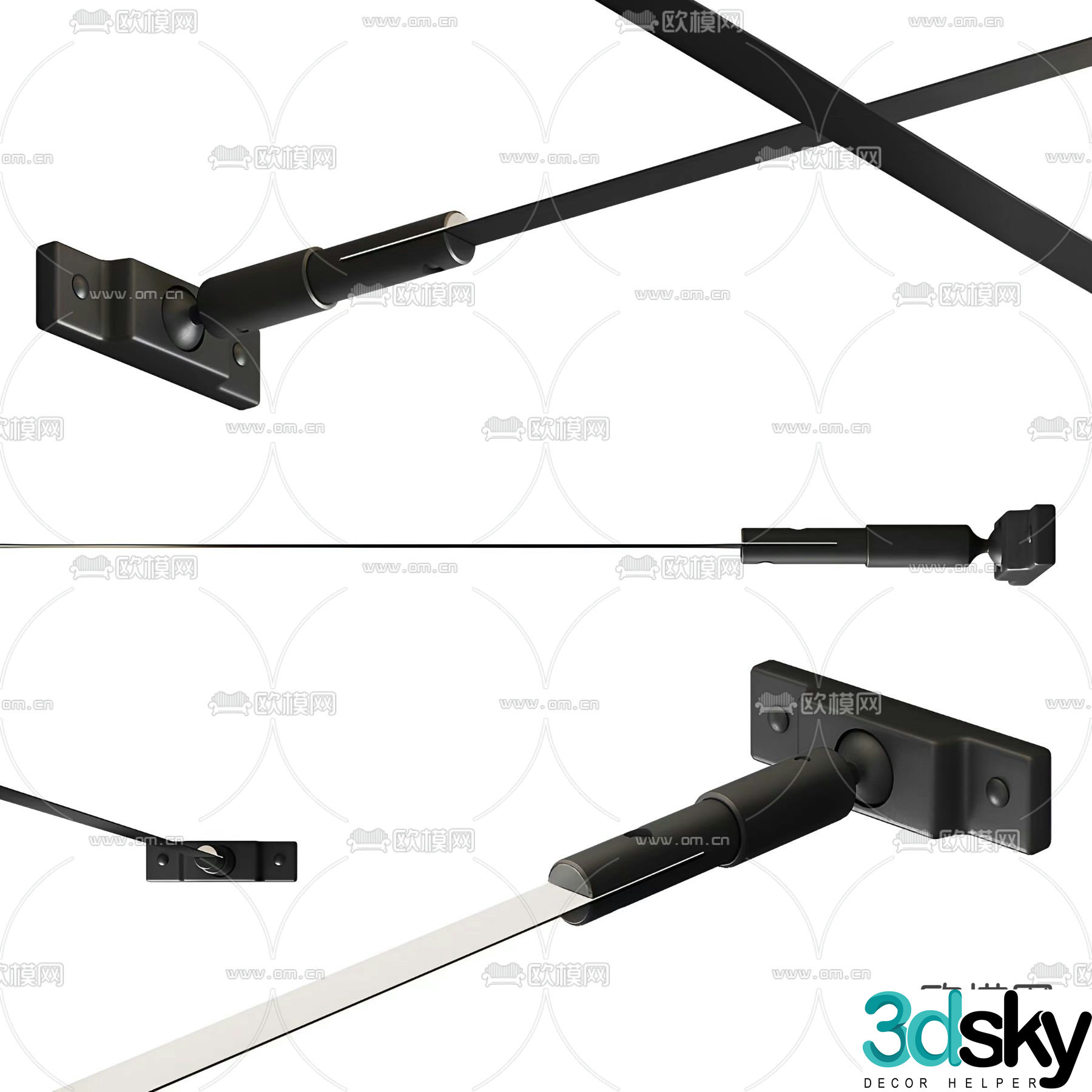 skyline light ceiling light 3d model